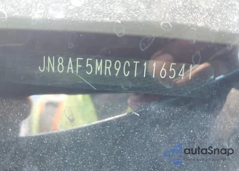 2012 Nissan Juke Sv из США, поврежденный, VIN JN8AF5MR9CT116541